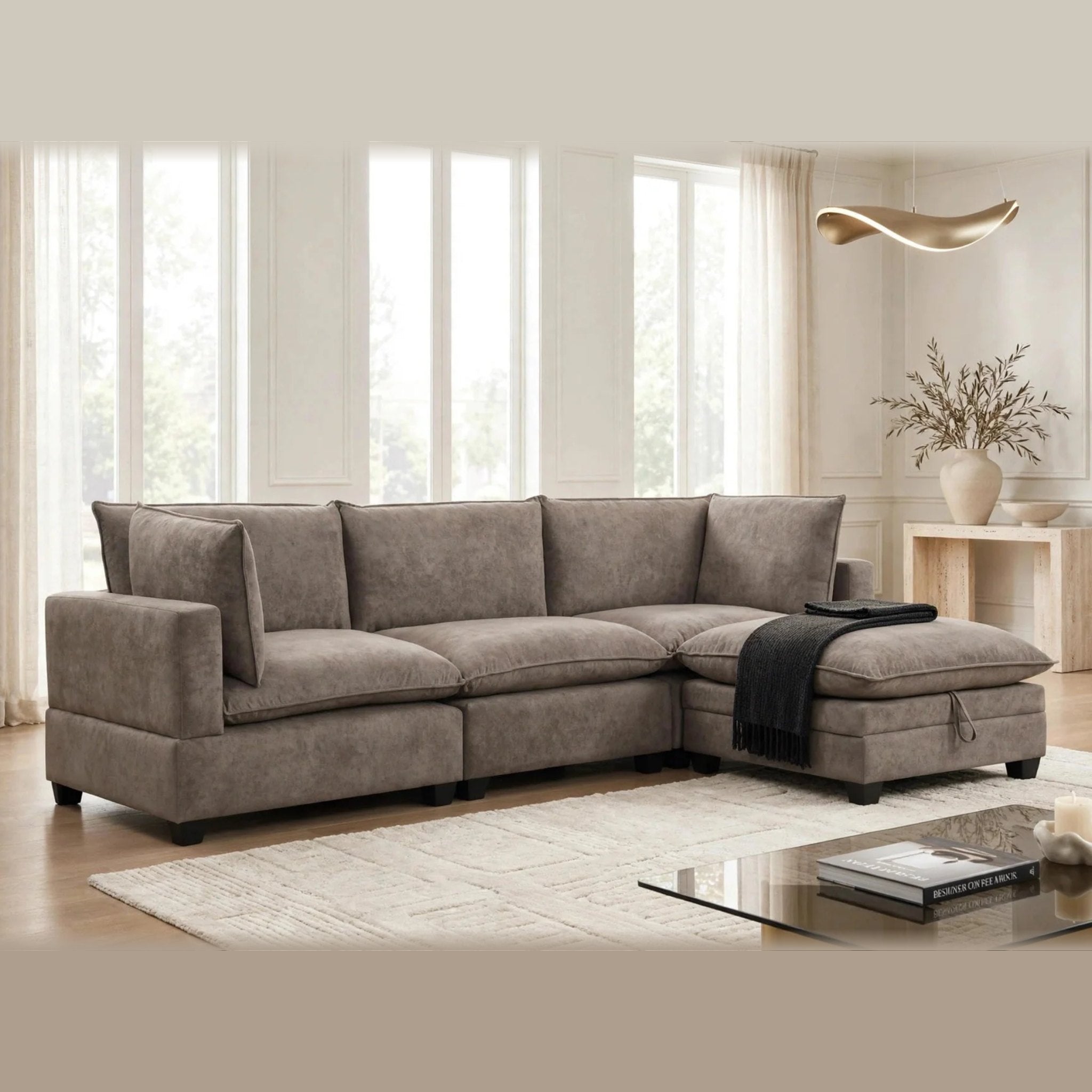 Cloud21 Sectional – Mocha